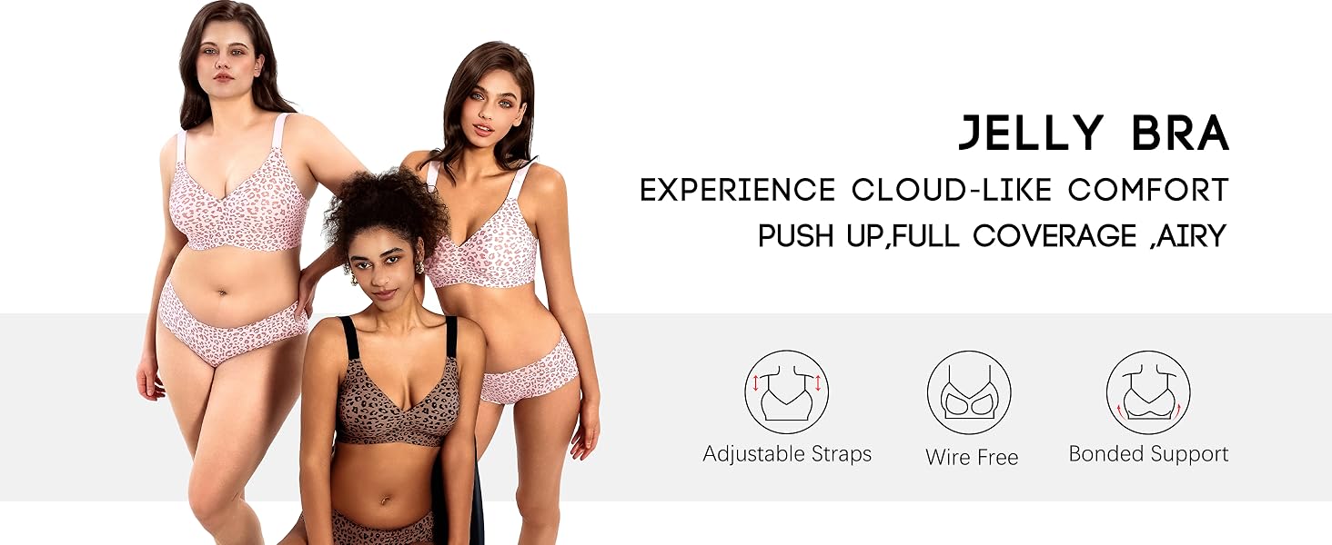 VQJ wireless bra everyday performance — A+ content banner